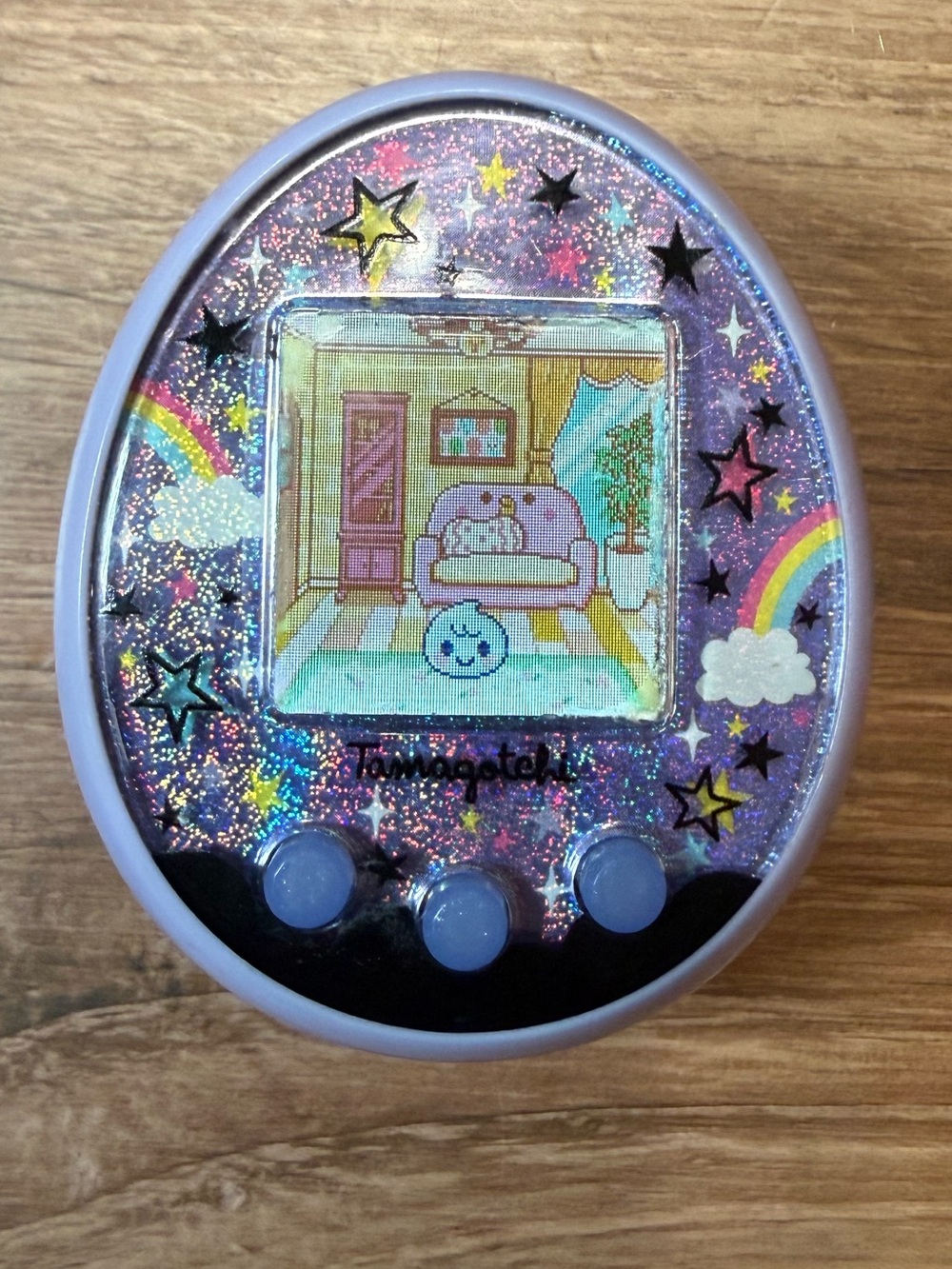 Bandai Tamagotchi Meets On Magical Purple Virtual Pet Tested Working